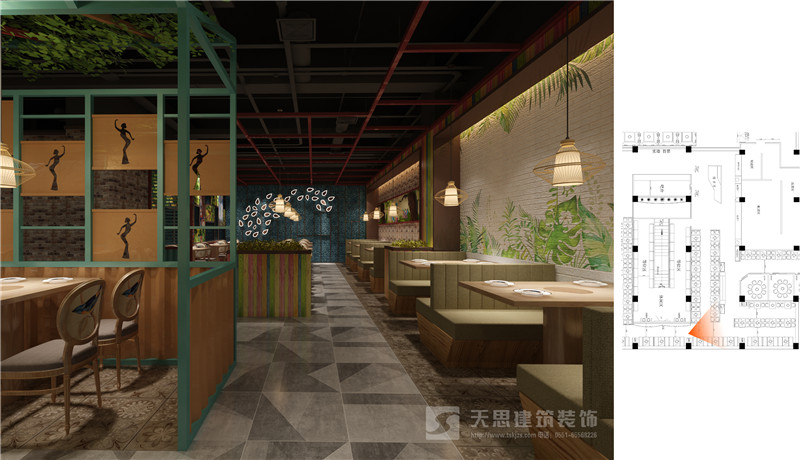 天思專(zhuān)業(yè)火鍋店裝修